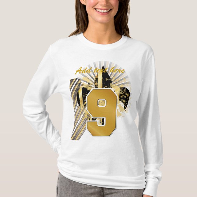 Camiseta Personalize o seu texto, fleur de lis (Frente)