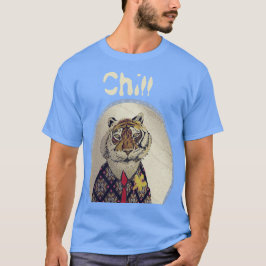 Camiseta Personalize o T-Shirt do Tigre de Encolhimento de