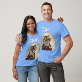 Camiseta Personalize o T-Shirt do Tigre de Encolhimento de