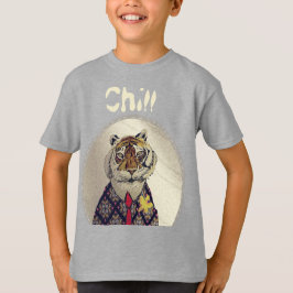 Camiseta Personalize o T-Shirt do Tigre de Encolhimento de