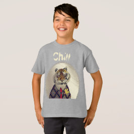 Camiseta Personalize o T-Shirt do Tigre de Encolhimento de