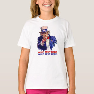 Camiseta Personalize-o tio Sam