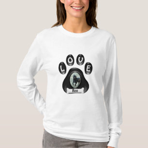 Camiseta (Personalize) pata do cachorrinho com imagem e