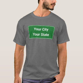 Camiseta Personalize/personalize com sua cidade e seu estad