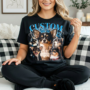 Camiseta PERSONALIZE Seu próprio animal retrô 90s vintage