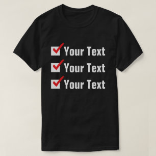 Camiseta Personalize Seu Próprio Status - Anúncio Pessoal