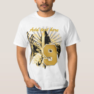 Camiseta Personalize seu texto, flor de lis