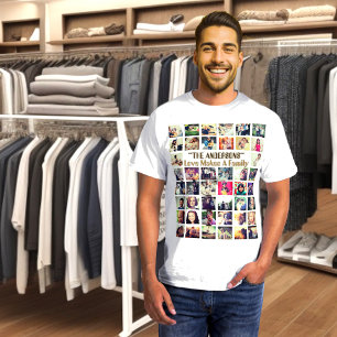Camiseta Personalize sua coleção de texto e fotos aqui