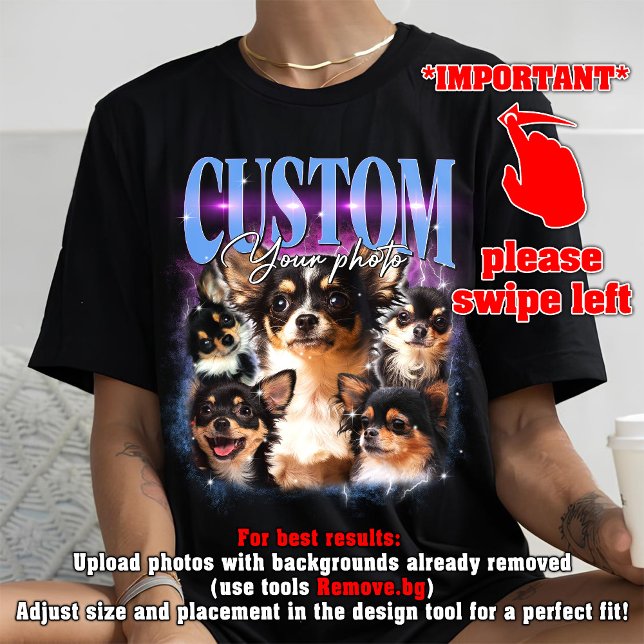 Camiseta PERSONALIZE sua própria coleção de bootleg 90s (Criador carregado)