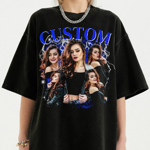 Camiseta PERSONALIZE Sua Própria Ideia de Bootleg Aqui, boo