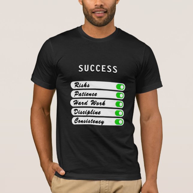 Camiseta Personalize suas condições de sucesso T-Shirt (Frente)
