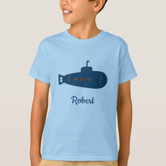Camiseta Personalize, submarino (Frente)