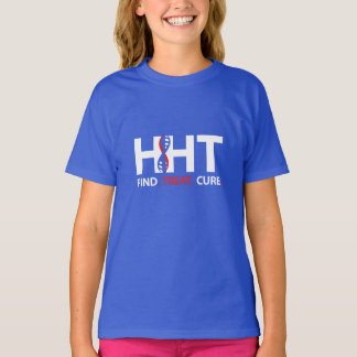 Camiseta PERSONALIZE! T-Shirt com consciência de Cure HHT