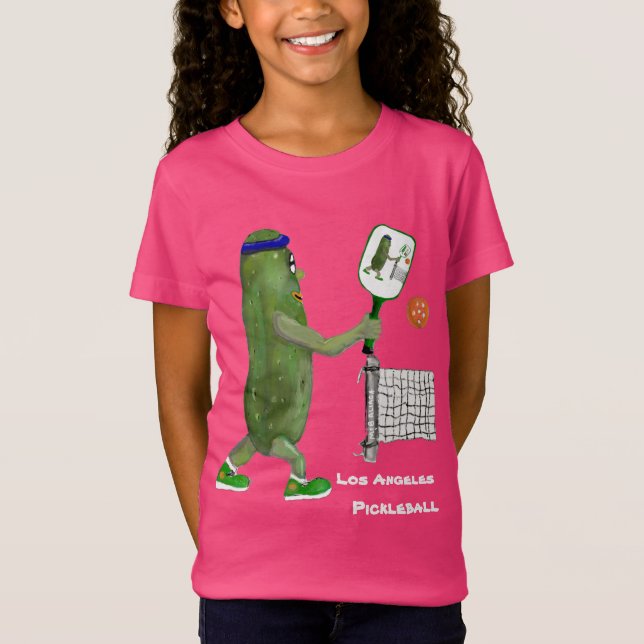 Camiseta Personalize Text Funny Pickle Player (Frente)