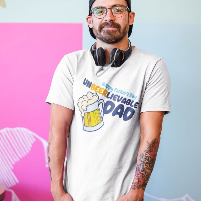 Camiseta Personalize um Pai inacreditável e engraçado (Criador carregado)