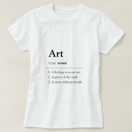Camiseta Personalized Art Dictionary Style T-Shirt