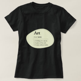 Camiseta Personalized Art Dictionary Style T-Shirt