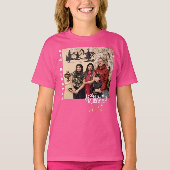Camiseta Personalized Custom Photo Picture Friends Family (Frente)