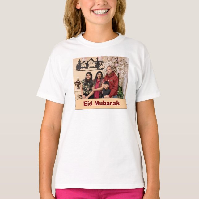 Camiseta Personalized Custom Photo Picture Friends Family  (Frente)
