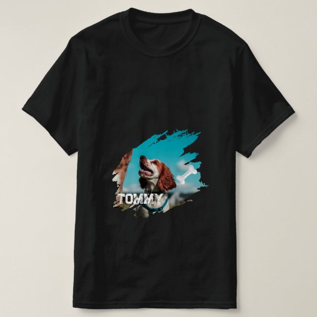 Camiseta Personalized Dog Photo T-Shirt (Frente do Design)