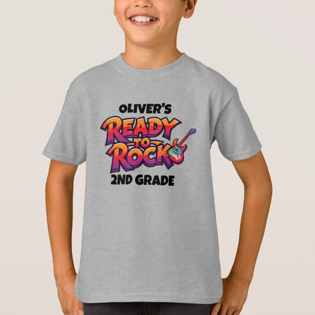 Camiseta Personalized Graphic Kid T-shirt - Back To School (Frente)