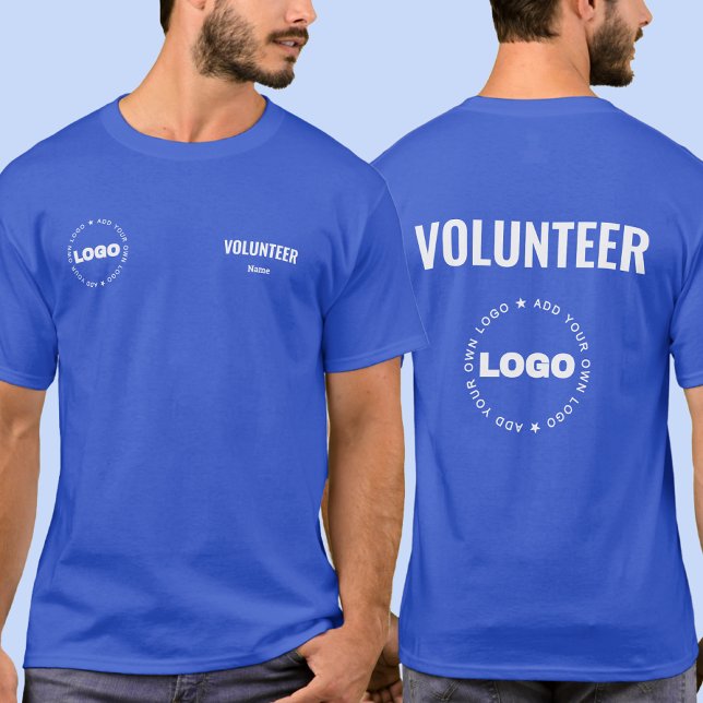 Camiseta Personalized Name Company Volunteer T-Shirt (Criador carregado)