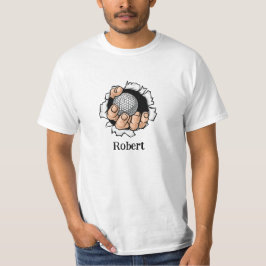 Camiseta Personalized name Funny golf ball