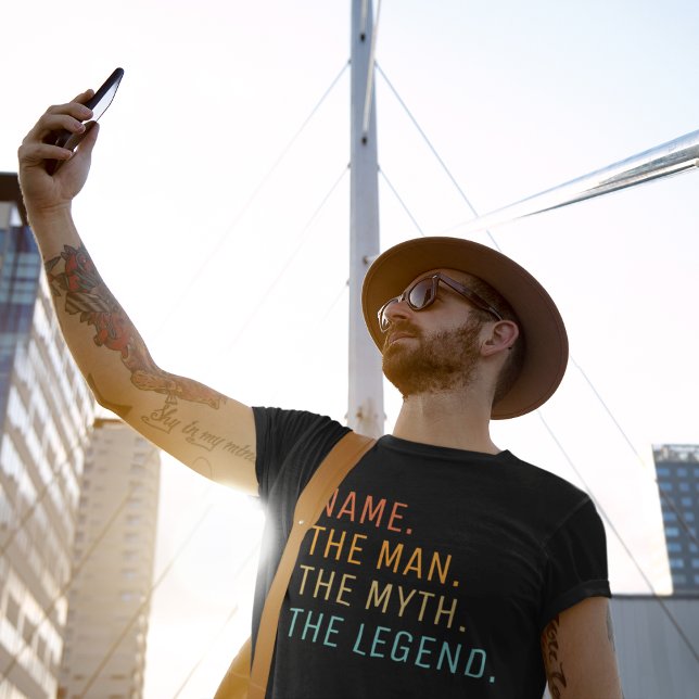 Camiseta Personalized Name The Man The Myth The Legend (Criador carregado)
