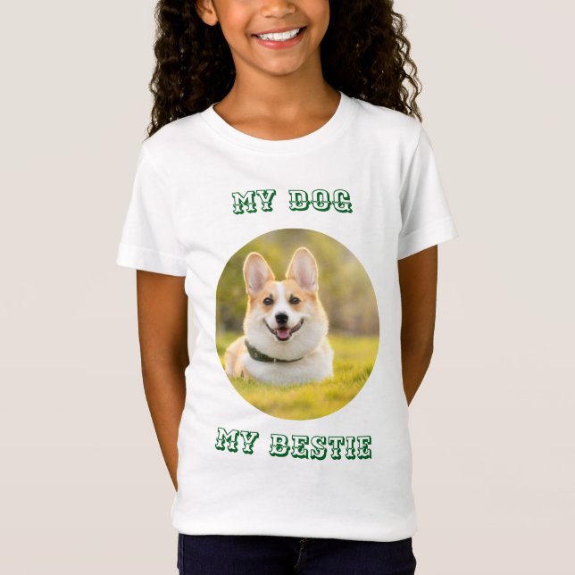 Camiseta Personalized Photo Template for My Dog - My Best (Frente)