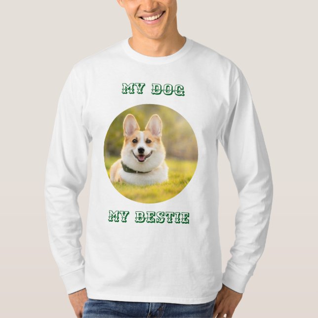 Camiseta Personalized Photo Template for My Dog - My Best (Frente)