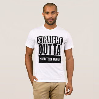 Camiseta Personalized STRAIGHT OUTTA t-shirts