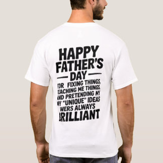 Camiseta Personalized T-shirt Father's Day
