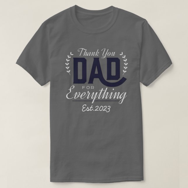 Camiseta Personalized T-shirt for dad with children's names (Frente do Design)