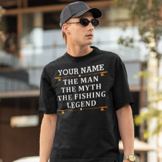 Camiseta Personalizou O Homem O Mito A Legenda De Pesca T
