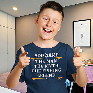 Camiseta Personalizou O Homem O Mito Da Lenda De Pesca