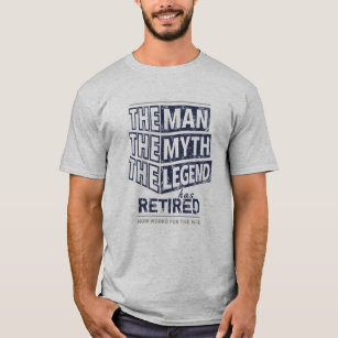 Camiseta Personalizou O Homem Que A Lenda Se Aposentou