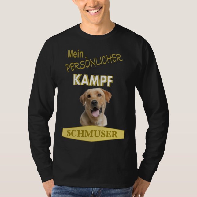 Camiseta Persönlicher Kampf Schmuser  Labrador Retriever (Frente)