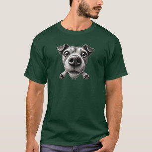 Camiseta Perspectiva de Pup Curiosa