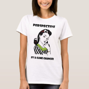 Camiseta Perspectiva - é um cambiador do jogo