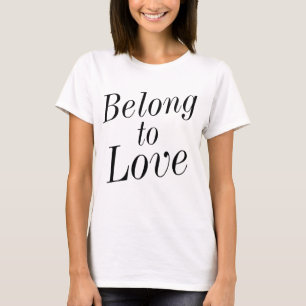 Camiseta Pertença ao amor (branco)