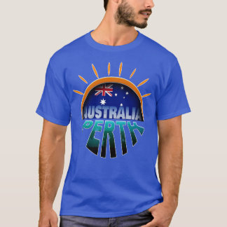 Camiseta Perth Austrália Bem-vindo a Fabuloso Perth