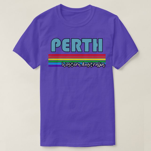 Camiseta Perth Western Australia Pride Perth LGBT Gift LGB (Frente do Design)