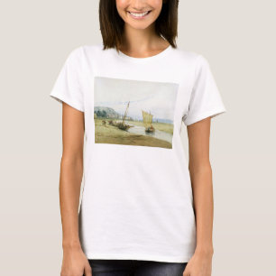 Camiseta Perto de Honfleur, c.1822 (w/c sobre a grafite no