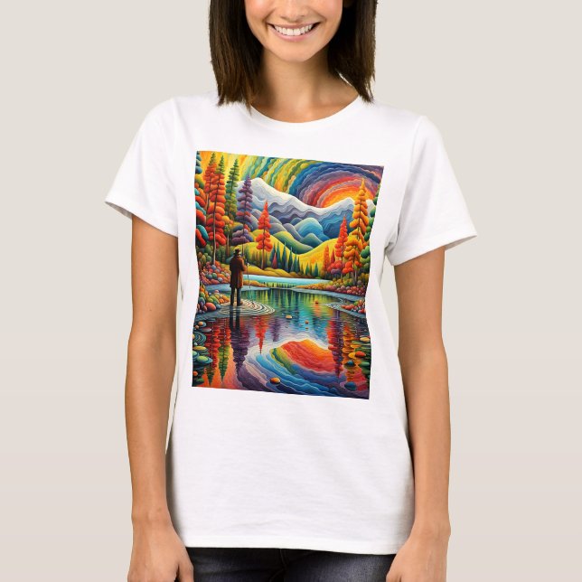 Camiseta Perto do lago (Frente)