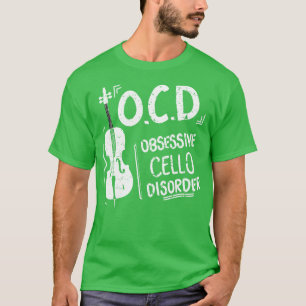 Camiseta Perturbação Celular Obsessiva OCD Ideia de Dotação
