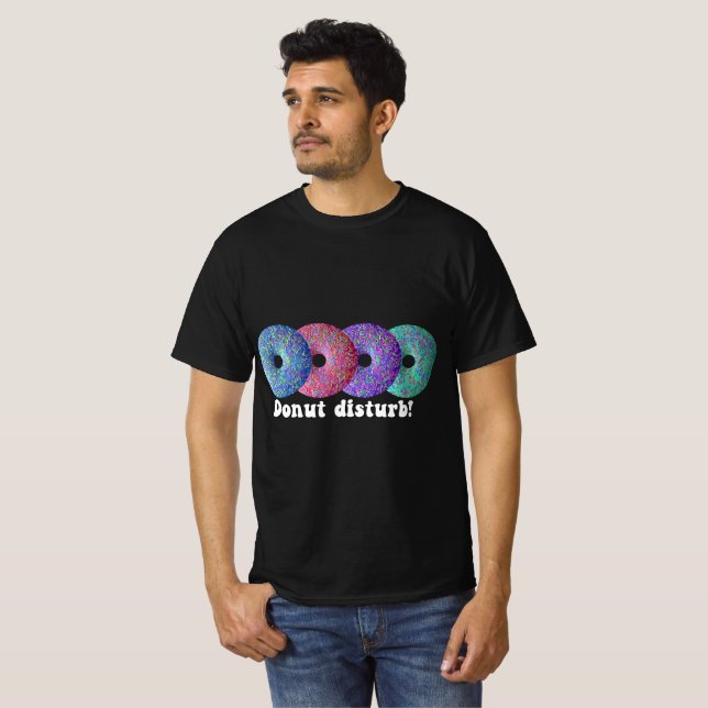 Camiseta Perturbação da rosquinha (Frente Completa)