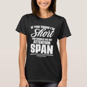 Camiseta Perturbação do Déficit de Atenção Disl do Espectro