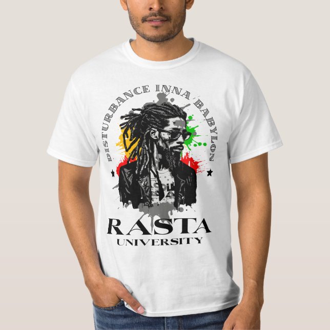 Camiseta Perturbação na Babilônia na Universidade de Rasta (Frente)