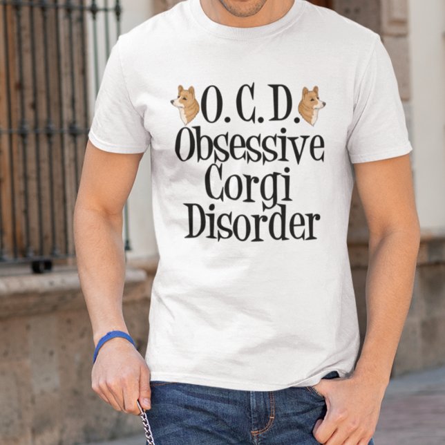 Camiseta Perturbação Obsessiva Corgi (Criador carregado)