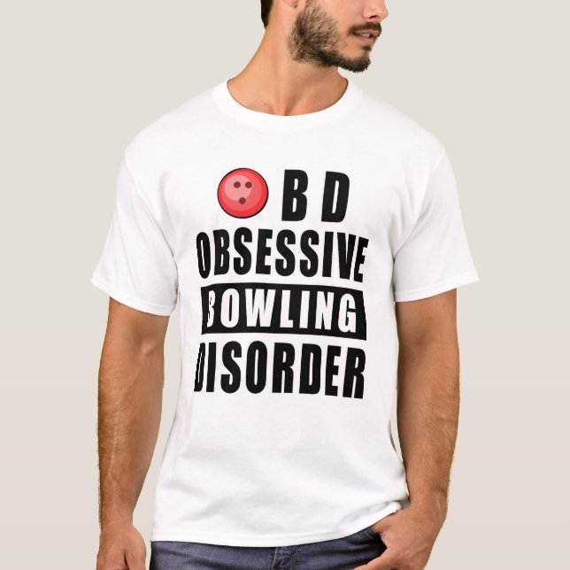 Camiseta Perturbação Obsessiva da Boliche - Citação Engraça (Frente)